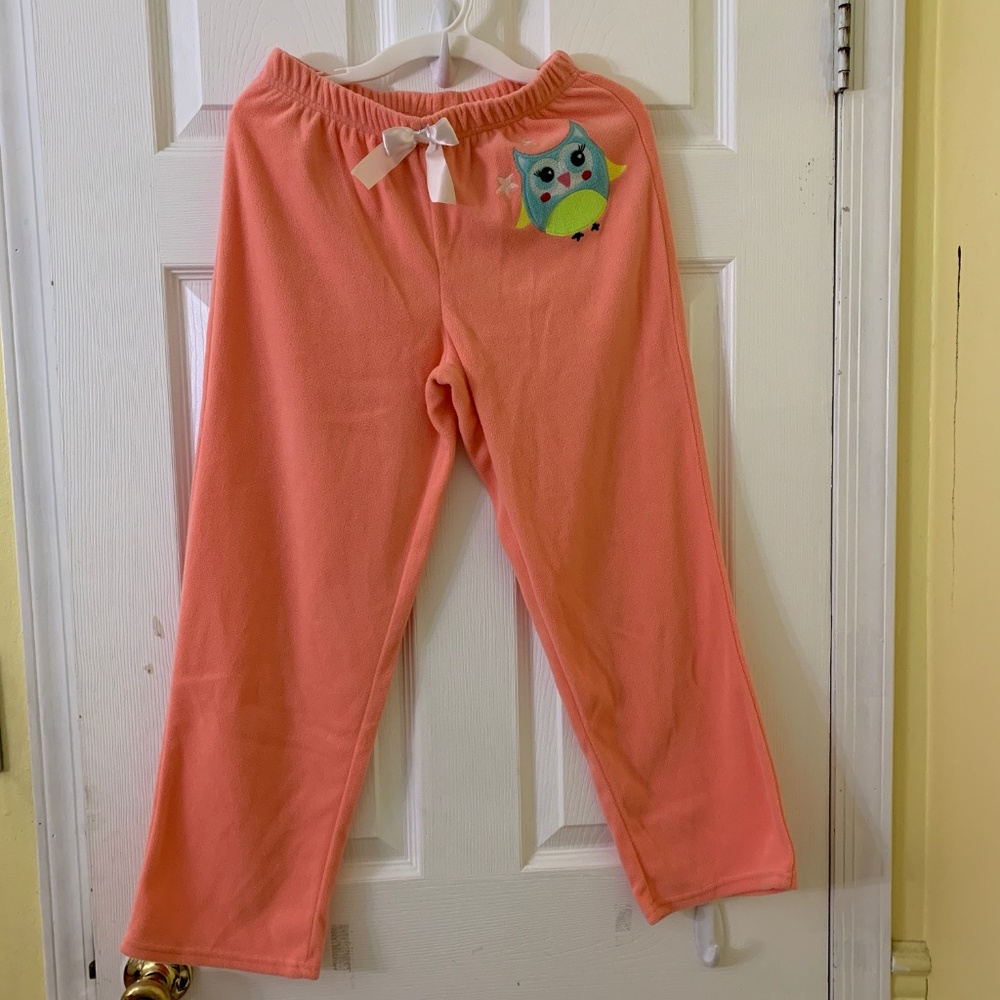 GIRL'S PAJAMA, SIZE 10-12, ORANGE